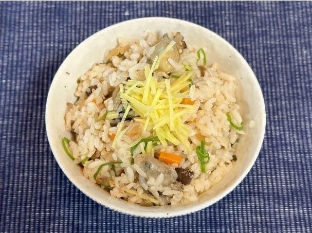 牡蠣の混ぜご飯