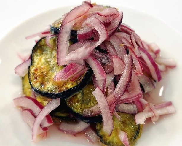ナスと紫玉ねぎのマリネ