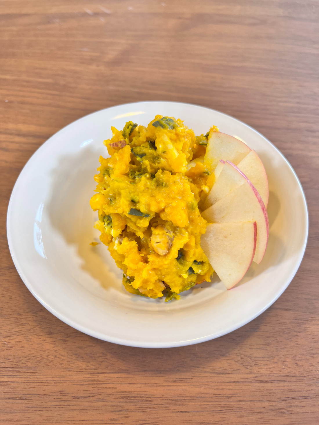 かぼちゃとりんごのデリ風サラダ